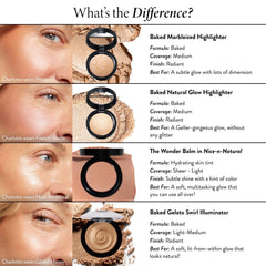 Baked Marbleized Highlighter | Prosecco