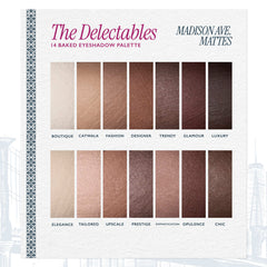 The Delectables 14 Multi-Finish Baked Eyeshadows: Madison Ave. Mattes
