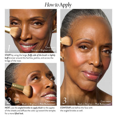 Dual-Ended Blush + Bronzer Brush